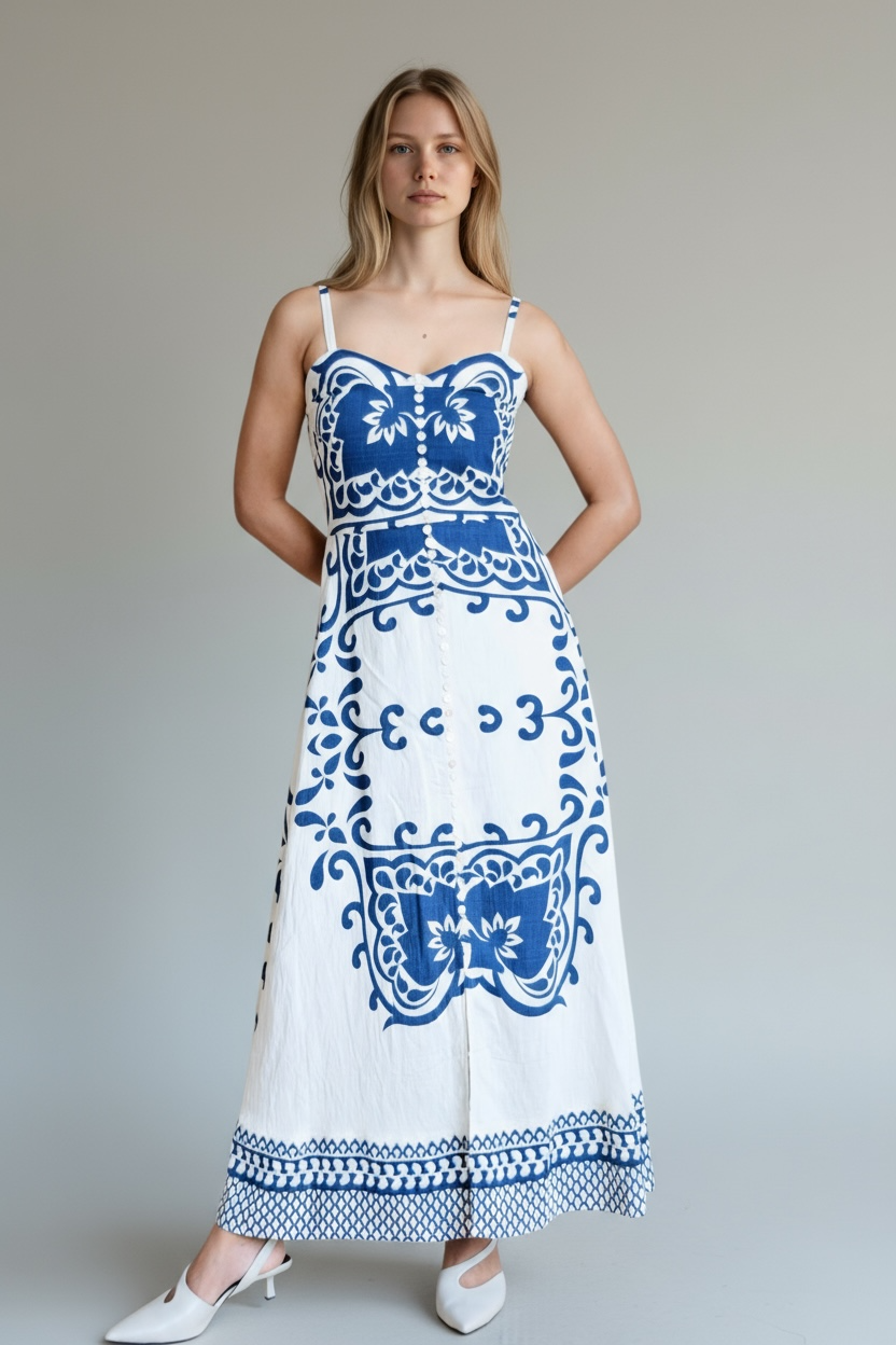 Aurelia Mosaic Maxi Dress