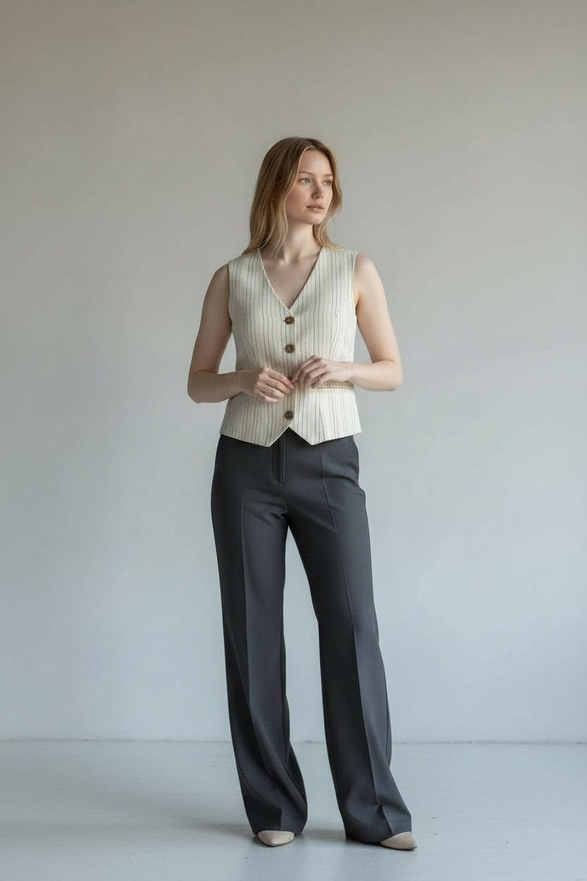 Khadi Muse Tailored Vest